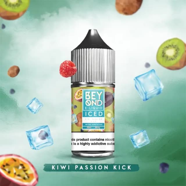 Kiwi passion kick iced by BEYOND 30ml bottle
