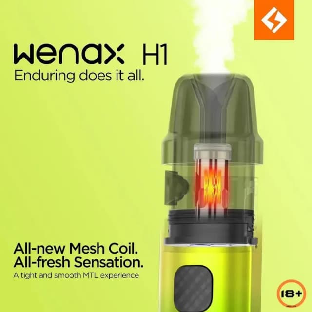 GEEKVAPE wenax h1 pod kit 19w