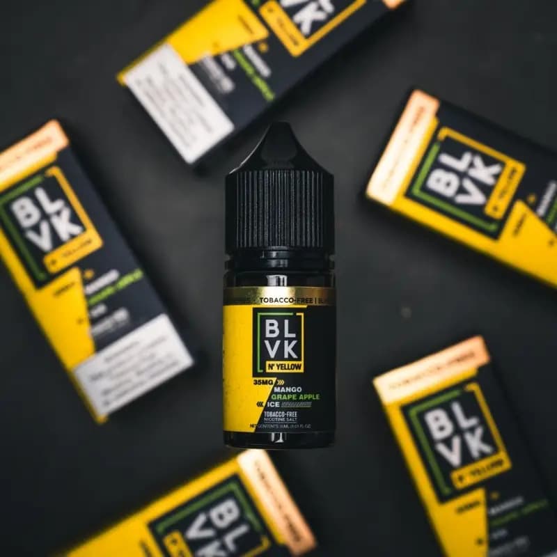 Mango grape apple ice by BLVK N'YELLOW 30ml bottle