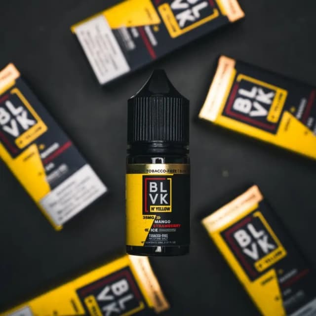 Mango strawberry ice by BLVK N'YELLOW 30ml bottle