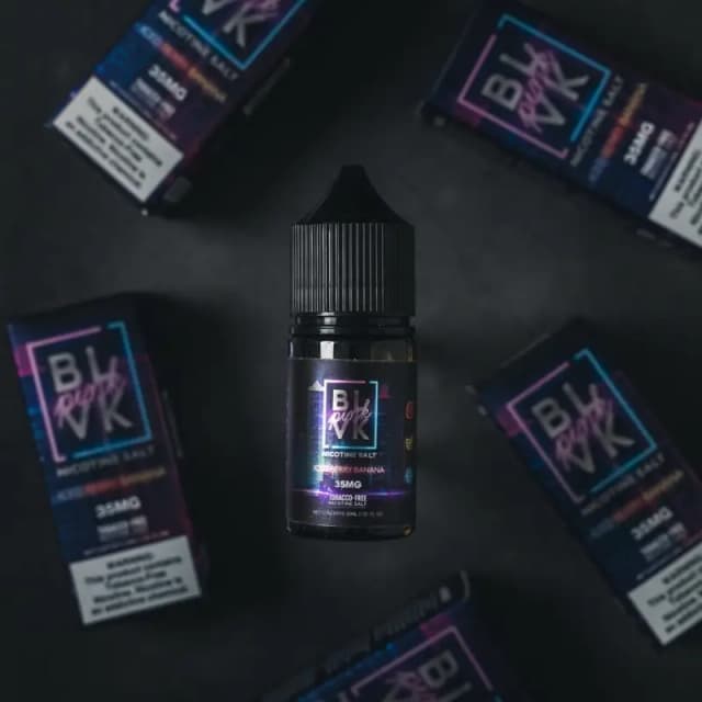 Iced berry banana by BLVK PINK 30ml bottle