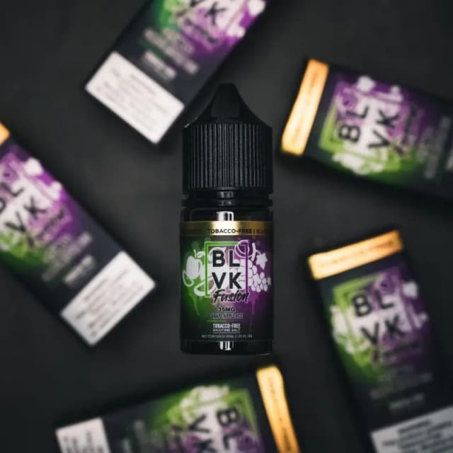 Grape apple ice by BLVK FUSION 30ml bottle