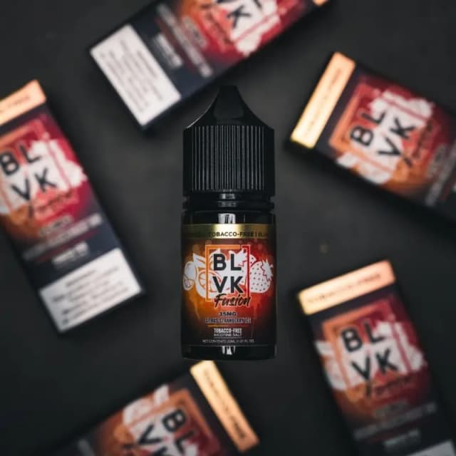 Citrus strawberry ice by BLVK FUSION 30ml bottle