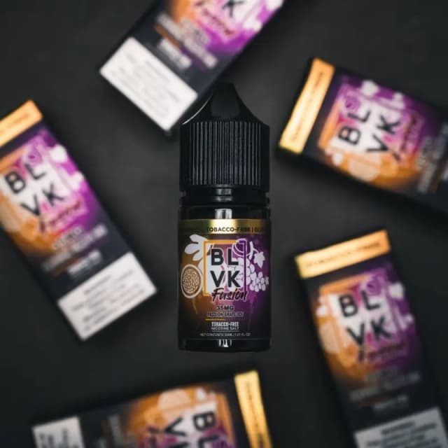 Passion grape ice by BLVK FUSION 30ml bottle
