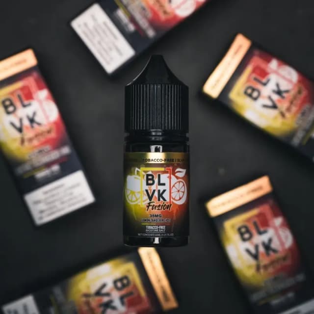 Lemon tangerine ice by BLVK FUSION 30ml bottle