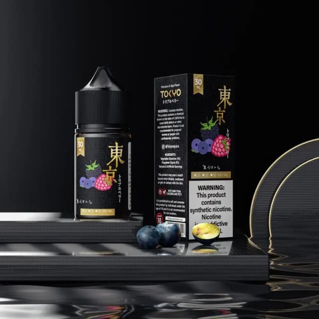 Triple berries by TOKYO GOLDEN series 30ml bottle