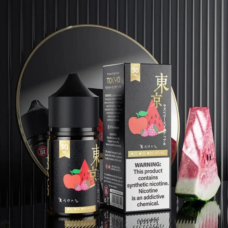 Apple raspberry melon by TOKYO GOLDEN series 30ml bottle
