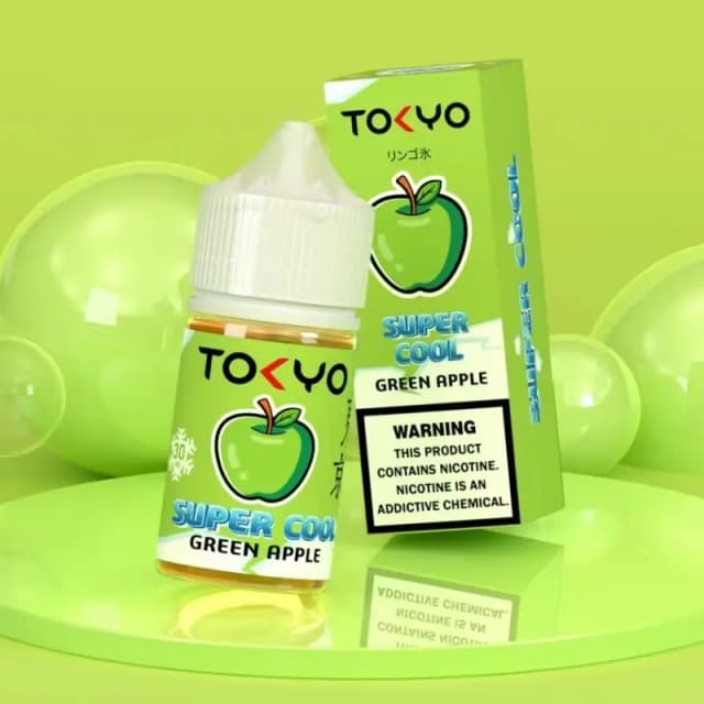 Green apple by TOKYO SUPER COOL series 30ml bottle