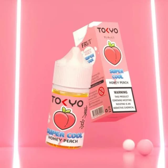 Honey peach by TOKYO SUPER COOL series 30ml bottle