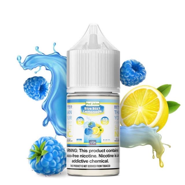 Blue Razz Lemonade Freeze By POD JUICE 30ml Bottle