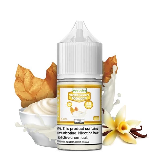 Vanillaa Custard Tobacco By POD JUICE 30ml Bottle