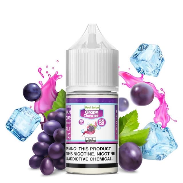Grape Chew Freeze By POD JUICE 30ml Bottle