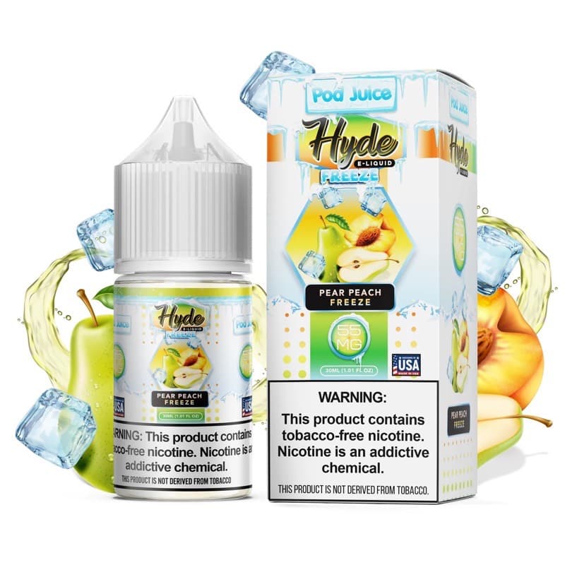 Pear Peach Freeze By POD JUICE HYDE 30ml Bottle